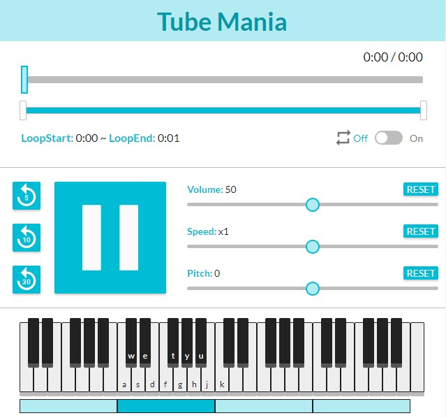 キー変更が自在 Youtubeカラオケの必須ツール Tube Mania